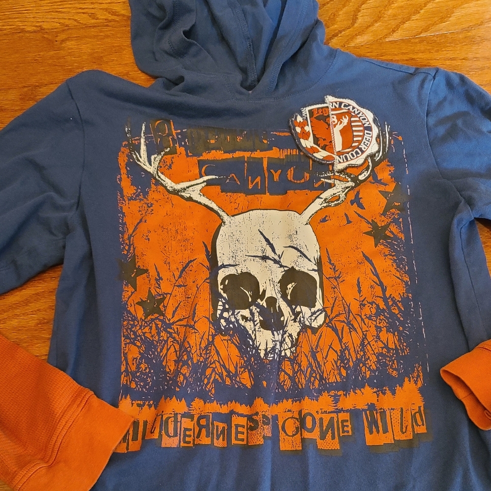 Boys Graphic Long Sleeve T-shirt by Route 66 Size L